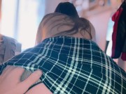 Возбужденная сучка домогается до парня, отсос, наездница, кремпай - YourSofia 9/16