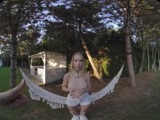 Sexy blonde from Lativa Nata Ocean takes your lucky cock for an imersive ride in Virtual Reality 3/16