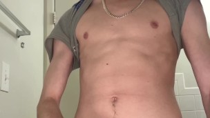 Making my cock squirt (male squrting clip)