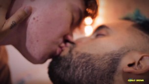 Facial Emmanuel Kokichi Giving Camilo Brown Intense Passionate Blowjob Til His Face Is Covered In Cu