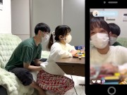 ライブ配信でどこまでバレないか...気持ちよすぎるライブ配信、、。Japanese hentai video. 素人/NTR/巨乳 12/16