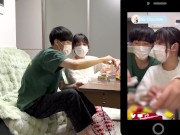 ライブ配信でどこまでバレないか...気持ちよすぎるライブ配信、、。Japanese hentai video. 素人/NTR/巨乳 4/16