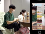 ライブ配信でどこまでバレないか...気持ちよすぎるライブ配信、、。Japanese hentai video. 素人/NTR/巨乳 7/16