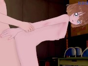 Ai Haibara and I have intense sex in the storage room. - Detective Conan Hentai 7/16