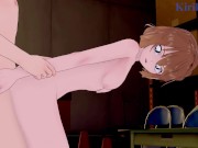 Ai Haibara and I have intense sex in the storage room. - Detective Conan Hentai 8/16