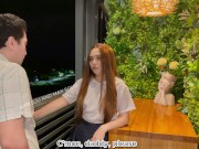 Risky balcony sex - College step daughter nagpa kantot kay step dad para bilhan ng condo sa BGC 2/16