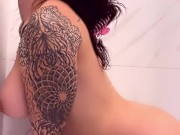 Sensational Shower Surprise: Watch as I Take My Dildo Play to the Next Level with a Mind-Blowing Squ 4/16