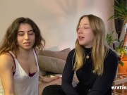 Ersties - Heiße lesbische Szene mit Kara X und Zoe B 4/16