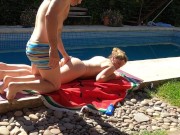 Huge tits latina MILF analized by a pool boy 8/16