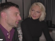 New Sensations - Hot Blonde Cheating Wife Falls Right To Her Knees (Bambi Barton) 2/16