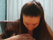 Girl from Tik Tok Rewarded her Fan with an Elegant Blowjob and Dizzy Anal / She Calls Him Superman 3/16