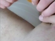 Safety first then stick it in  sexy pink pvc  dress 3/16