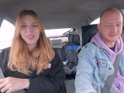 A Village Hitchhiker Girl Pays For His Fare In Kind. 4/16