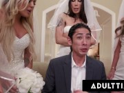MILF Brides REVERSE GANGBANG Man Together! 6/16