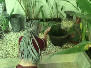 Sucking BBC in the Garden 5/16