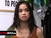 Animal Rights Activist Angelina Gets Caught Breaking Into The Pet Store - Shoplyfter MYLF 2/16