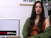 Animal Rights Activist Angelina Gets Caught Breaking Into The Pet Store - Shoplyfter MYLF 7/16