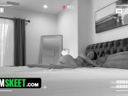 Divorced Step Dad Catches His Lazy Babysitter Masturbating In His Own Bed - TeamSkeet 7/16