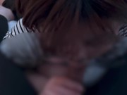 メガネ女子がちんぽの匂いに釣られて精子をたくさん吸い上げてしまう...cum in mouth sperm 11/16