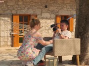 Friend's wife asked for help! Cum in her mouth! 2/16