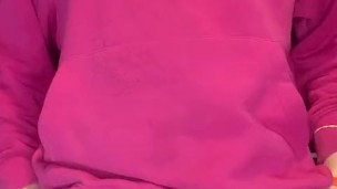 British Chav teases big hard cock