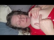 Latex Fetish MILF Hotwife Throat Fucked on Tinder Hookup 4/16