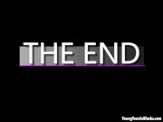 Busty ebony teen slut sucks dick 15/16