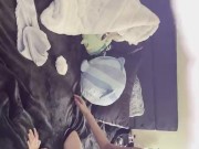 Red hair Latina blowjob