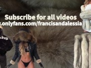 fur fetish teddy gives handjob, blowjob and fursex - furcouple francis & alessia 15/16