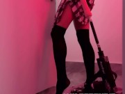 New toys! Tie me up and leave me like this all day.. 2/16