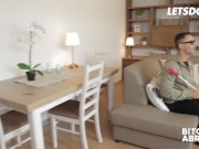 Babe Catches Blind Guy And Eats His Cum - LETSDOEIT 2/16