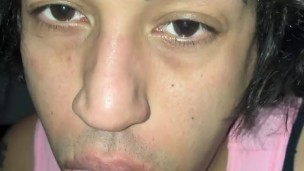 My Extrasmall curly red hair Girl small tits transboy sucking cock Arabic dick,Naughty girl love cum