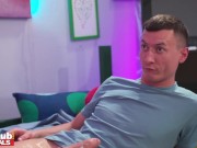 Fakehub - Cute Swedish College camgirl puts on a performance for fans before having anal sex with huge cock house mate 9/16