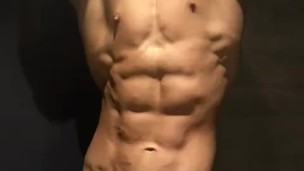 Showing off after Workout