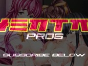 HENTAI PROS - Hot Busty Babe Takes A Massive Load Of Double Creampie After Getting Double Penetrated 16/16