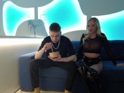 Реальный бекстейдж с порно съемок. Первый анал для сексуальной шлюхи 3/16