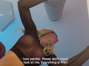 Реальный бекстейдж с порно съемок. Первый анал для сексуальной шлюхи 8/16