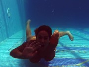 Swimming and pussy touching by Heidi 6/16