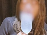 【素人】居酒屋で巨乳女子大生をお持ち帰りして生ハメ中出しセックス　日本人　カップル　手コキ　フェラ　主観　かわいい　セックス　まろちゃんねる - Screenshot 8 of 16 - Point Of View