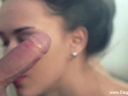 Beautiful and sensual oral sex blow job loving beauty 4/16