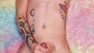 Noah Carter wanking to porn