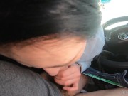 Sunset Car Blowjob and Cum Swallow 16/16