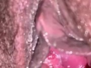 What a Creamy pussy she have.. pissing and playing with her tight vegina 3/16