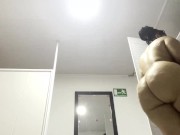 MUJER CULONA SALE A TRABAJAR EN CLINICA 3/16