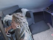 Tattoed pornstar ANAL date with Gu with BIG DICK - anal gapes, ass to mouth, sloppy deepthroat blowjob 6/16