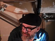 Mature MILF gets a mysterious package and the suck and fuck of a lifetime from her Landlord. NORA 4/16