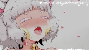 Erotic ASMR Cat Girl Gives You Breathy Kisses, Ear Licks, and Moans
