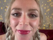 POV Face Fetish JOI Cute Shiny Submissive Slut Begs For Facial Cum Countdown | Remi Reagan 8/16