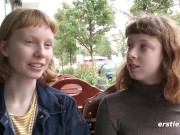 Ersties - Redheaded Lesbians Get a Little Kinky in Bed 13/16