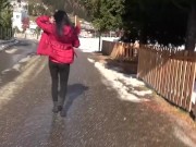 SUPER PUBLIC! HOT ASS FUCK WITH A STRANGER! Alexandra Wett 8/16